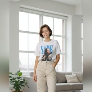 Sade Graphic White T-Shirt